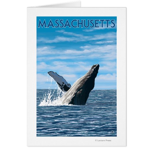 MassachusettsHumpback Whale Scene Cards (Front)