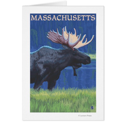 MassachusettsMoose in the Moonlight (Front)
