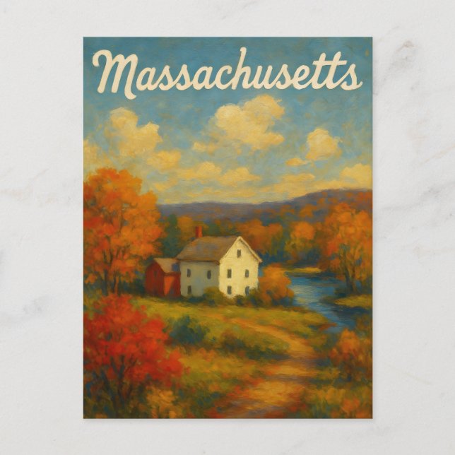Massachussetts Postcard (Front)