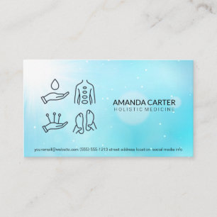 Massage Acupuncture Holistic Medicine Business Card