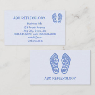 MASSAGE Alternative Holistic  REFLEXOLOGY Business Card