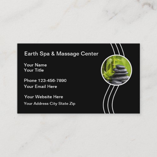 Massage And Beauty Spa Business Card
