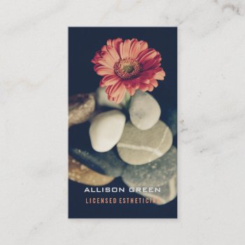 Massage Aromatherapy Salon E S T H E T I C I A N Business Card by businesscardsdepot at Zazzle