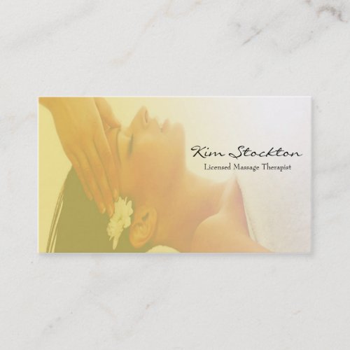 massage business cards