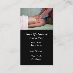 Massage Business Card
