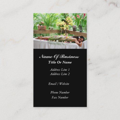 Massage Business Card