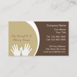 Massage Business Card
