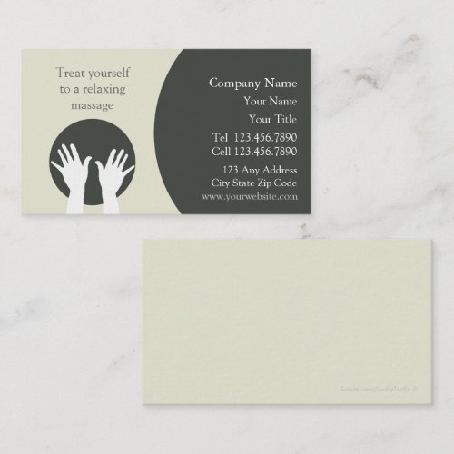 Massage Business Card