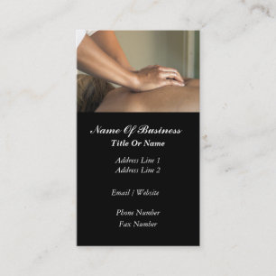 Massage Business Card