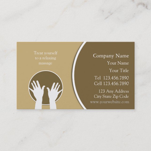 Massage Business Card (Front)