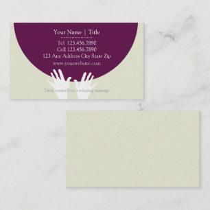 Massage Business Card