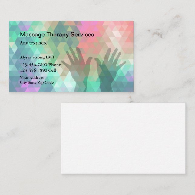 Massage Business Cards (Front/Back)