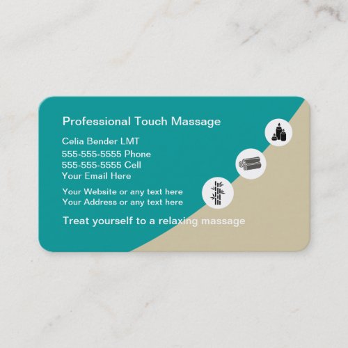 Massage Business Cards