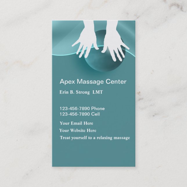 Massage Business Cards (Front)