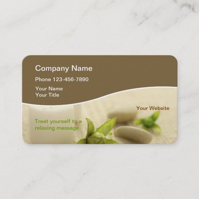 Massage Business Cards (Front)