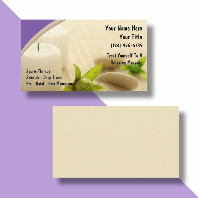 Massage Business Cards (Creator Uploaded)