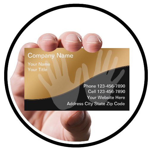 Customizable Massage Business Cards