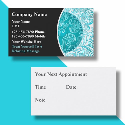 Massage Business Cards