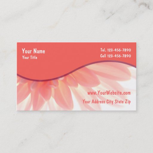 Customizable Massage Business Cards