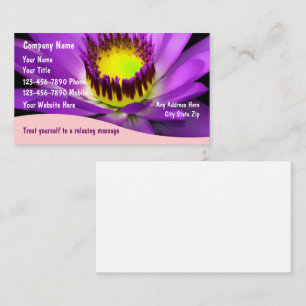 Massage Business Cards