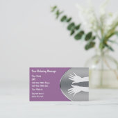 Massage Business Cards (Standing Front)
