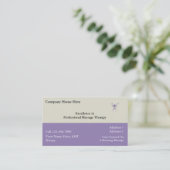 Massage Business Cards (Standing Front)