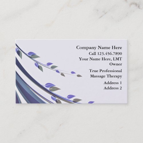 Massage Business Cards