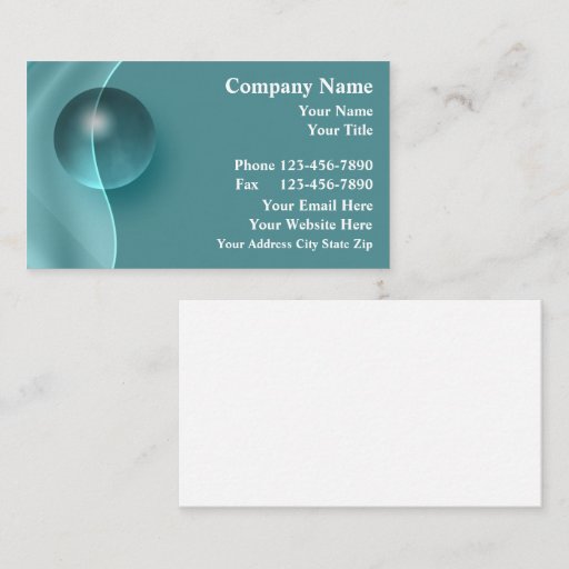 Customizable Massage Business Cards