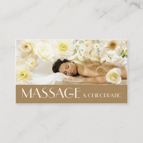 Massage Chiropractic Body  Soul Tropical Resort Business Card