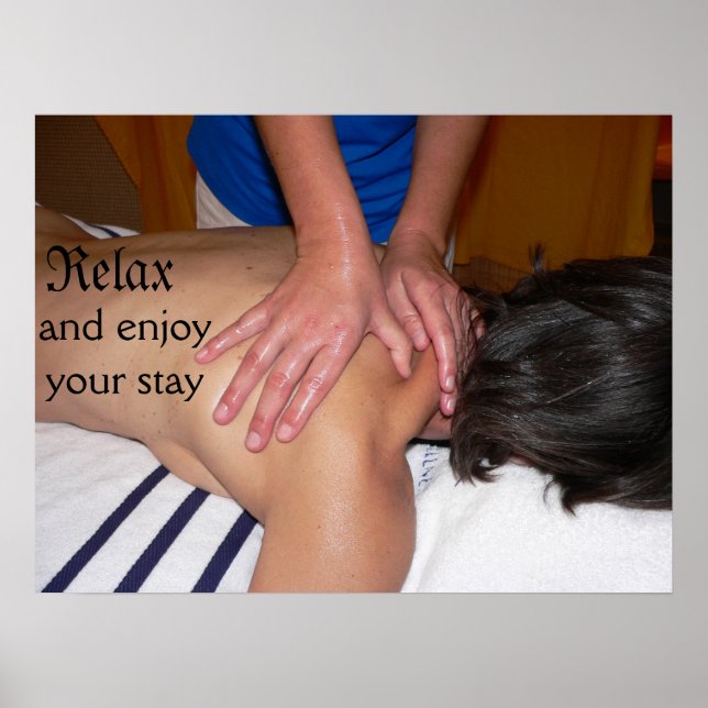 Massage Hands on Poster (Front)