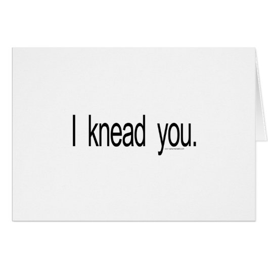 Massage - I knead you (Front Horizontal)