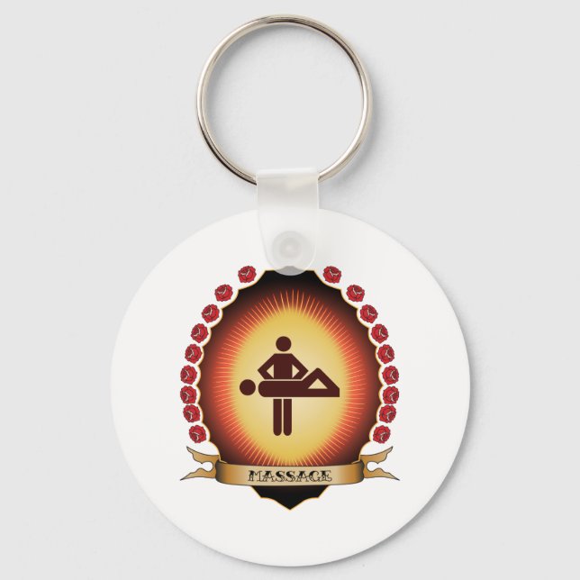 Massage Mandorla Keychain (Front)