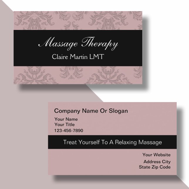 Massage Modern  Business Cards (Creator Uploaded)