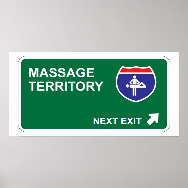 Massage Next Exit Poster (Front)