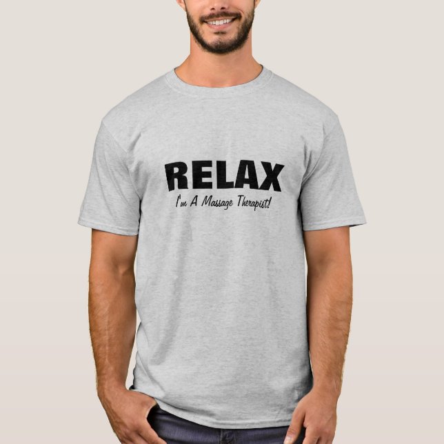 Massage Relax (customizable) T-Shirt (Front)