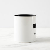 Massage Relax Two-Tone Coffee Mug (Center)