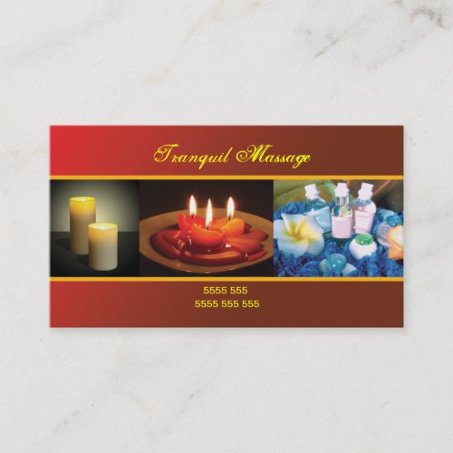 Massage/Relaxation Business Card