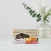 Massage/Relaxation Business Card (Standing Front)
