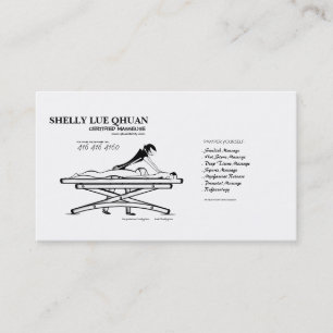 Massage Salon/Therapist/Masseuse Business Card