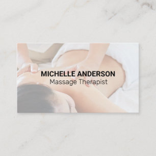 Massage Session Business Card