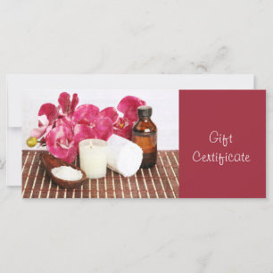 Massage Spa gift certificate