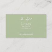 MASSAGE SPA RELAX BUSINESS CARDS (Back)