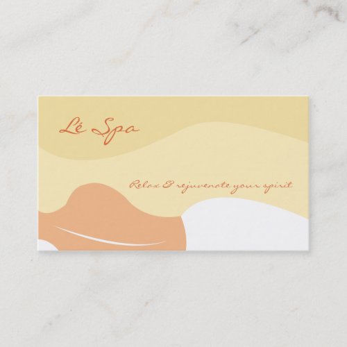 MASSAGE SPA RELAX BUSINESS CARDS