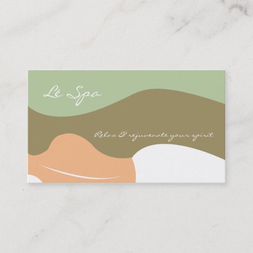 MASSAGE SPA RELAX BUSINESS CARDS