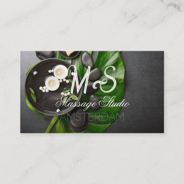 Massage Studio Business Card (Front)