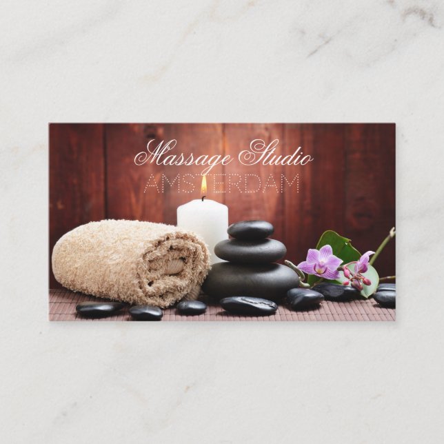 Massage Studio Business Card (Front)