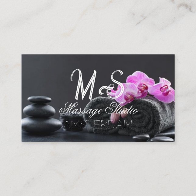 Massage Studio Business Card (Front)
