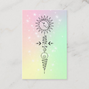 *~* Massage Sun Woman - Moon Nirvana Yoga Reiki Business Card