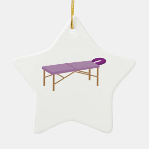 Massage Table Ceramic Ornament