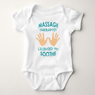 Massage Therapist Baby Bodysuit